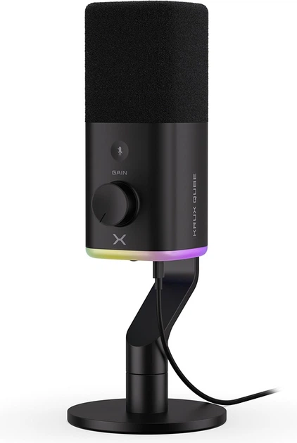Микрофон Krux Qube XLR/USB (KRXC027) - Фото 2 Микрофон Krux Qube XLR/USB (KRXC027) - изображение 2