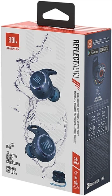 Наушники JBL Reflect Aero Blue (JBLREFLECTAEROBLU) - Фото 9 Наушники JBL Reflect Aero Blue (JBLREFLECTAEROBLU) - изображение 9