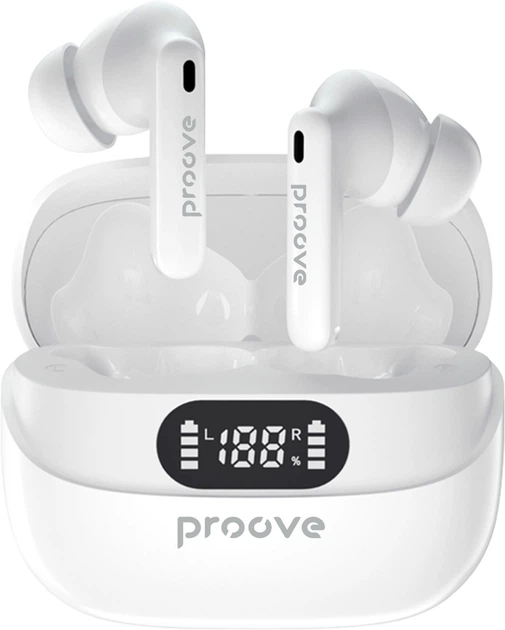 Наушники Proove Digital Pro TWS White (612140003) - Фото 1 Наушники Proove Digital Pro TWS White (612140003) - изображение 1