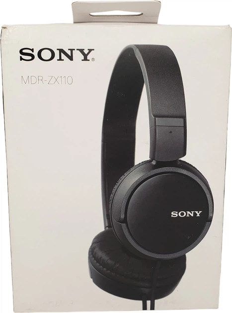 Наушники Sony MDR-ZX110 Black (MDRZX110B.AE) - изображение 7