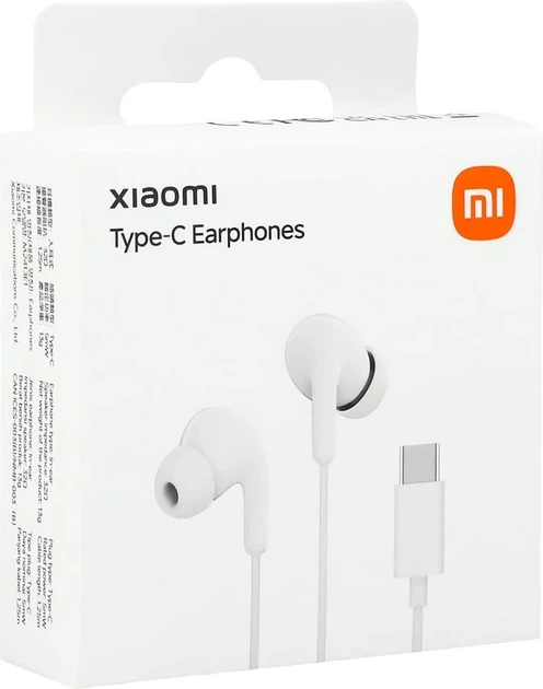 Навушники Xiaomi Type-C Earphones (BHR8931GL) White (1071792) - зображення 5