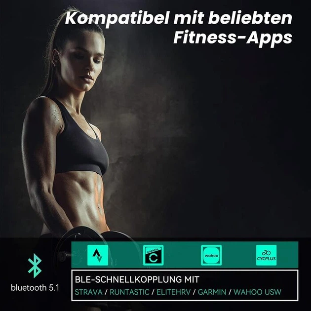 Оптический пульсометр CYCPLUS для руки, Bluetooth 5.1/ANT+, IP67 - изображение 4