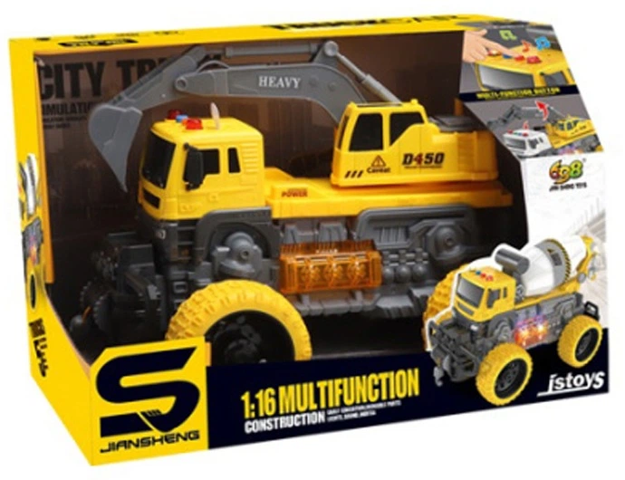 Іграшка CARS S Кран-позашляховик жовтий 1:16 (CJ-3989844) (7259649) - изображение 2