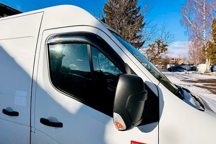 Ветровики для Opel Movano 2010-2021 (2 шт), Дефлекторы окон Opel Movano - Фото 12 Ветровики для Opel Movano 2010-2021 (2 шт), Дефлекторы окон Opel Movano - изображение 12