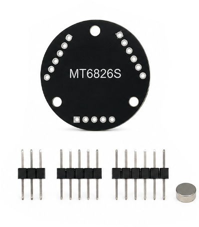 MT6826S высокоскоростной магнитный энкодер, модуль датчика угла вращения - изображение 3