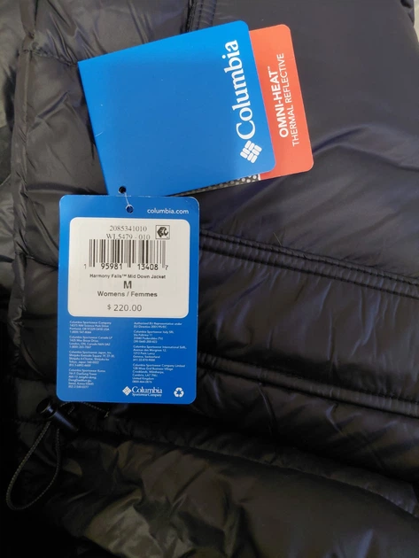 Жіночий пуховик Columbia Harmony Falls Mid Down Jacket Чорний (Розмір M) - зображення 8