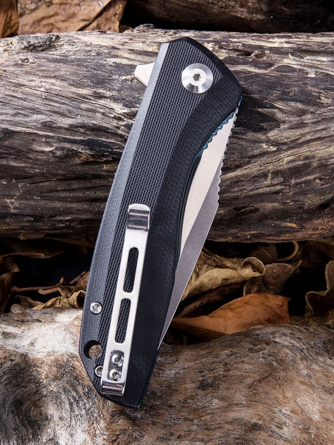 Нож складной туристический Civivi C801C Baklash, (8.9 см) 9Cr18MoV / G10 синий - изображение 7