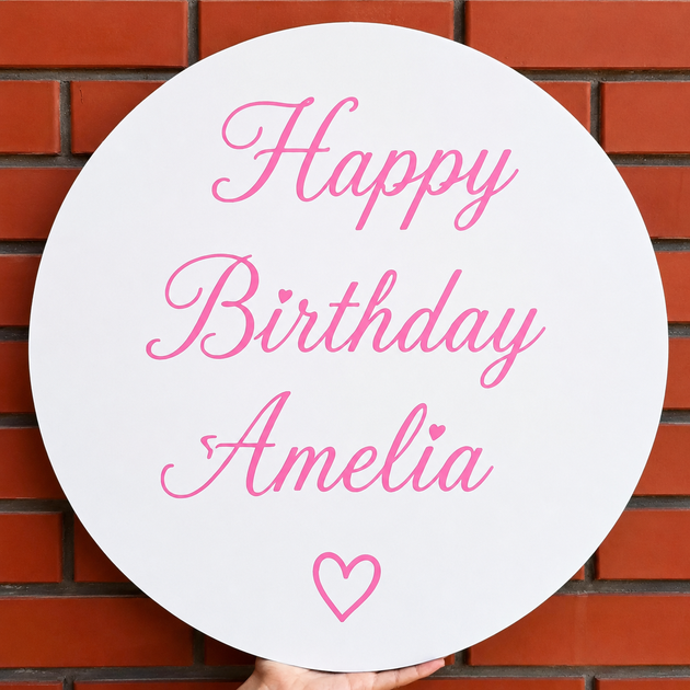 Мини-Баннер Для Фотозоны С Индивидуальной Надписью Happy Birthday Amelia - Фото 1 Мини-Баннер Для Фотозоны С Индивидуальной Надписью Happy Birthday Amelia - изображение 1