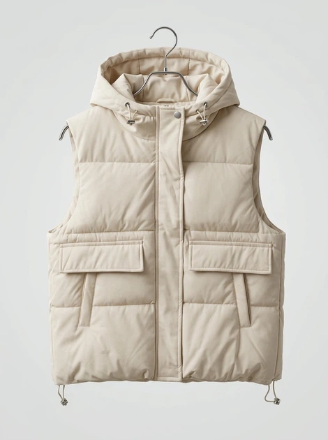 Жилетка жіноча XL Молочний M@C (724389-XL) - зображення 2