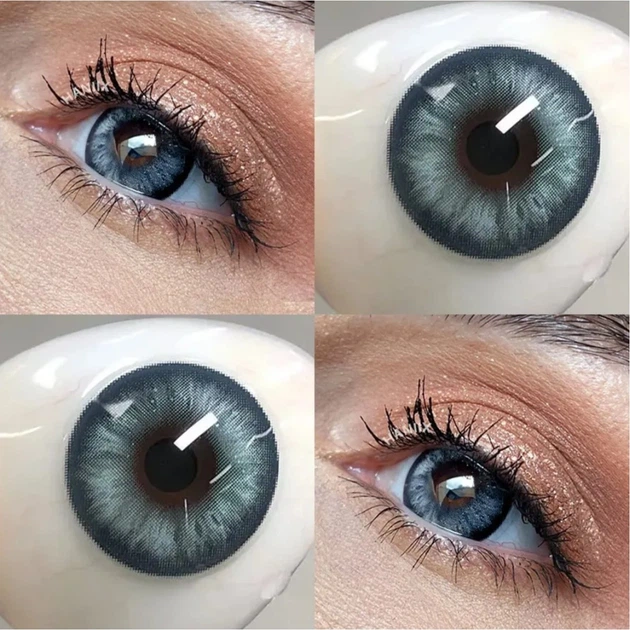 Синие контактные линзы с диоптриями ELITE Lens Синие Кукольные Новые 2 шт. -1.50 - Фото 3 Синие контактные линзы с диоптриями ELITE Lens Синие Кукольные Новые 2 шт. -1.50 - изображение 3