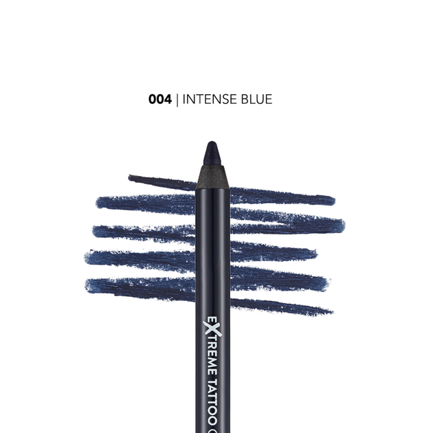 Карандаш для глаз гелевый Flormar Extreme Tattoo Gel Pencil, 04 Intense Blue Синий - Фото 2 Карандаш для глаз гелевый Flormar Extreme Tattoo Gel Pencil, 04 Intense Blue Синий - изображение 2