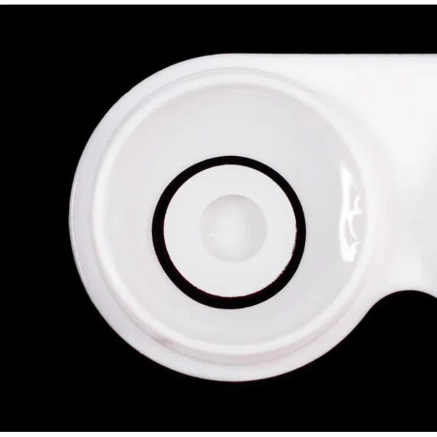 Білі контактні лінзи з діоптріями ELITE Lens "Мэнсон" 2 шт. -5.50 - зображення 5