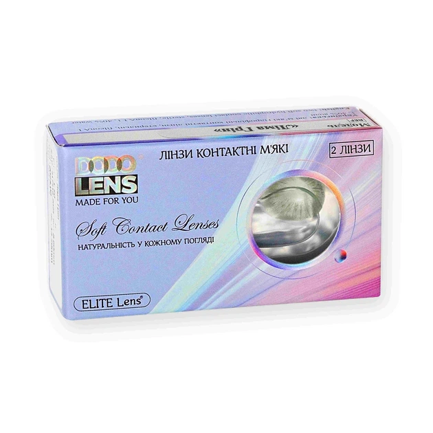 Зеленые контактные линзы с диоптриями ELITE Lens Лима Грин 2 шт. -3.50 - Фото 1 Зеленые контактные линзы с диоптриями ELITE Lens Лима Грин 2 шт. -3.50 - изображение 1