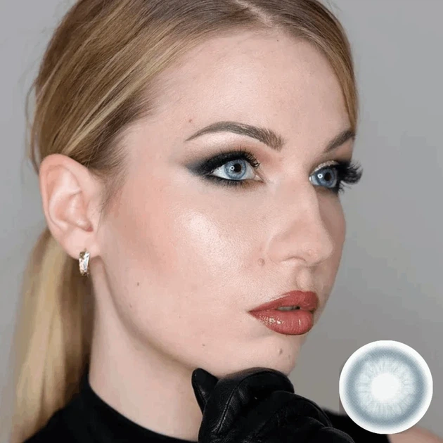 Сині контактні лінзи з діоптріями ELITE Lens "Айс Ендорфін Блу" 2 шт. -3.0 - Фото 4 Сині контактні лінзи з діоптріями ELITE Lens "Айс Ендорфін Блу" 2 шт. -3.0 - зображення 4