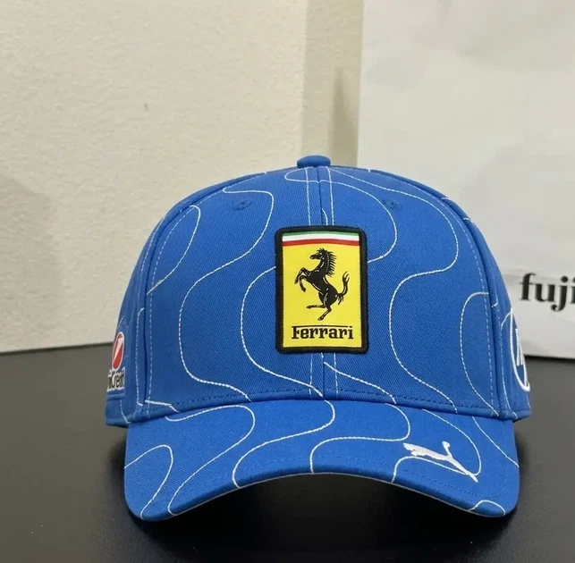 Синя кепка Special Edition Ferrari Monza 2025 Charles Leclerc – бейсболка Scuderia Ferrari F1 - изображение 5