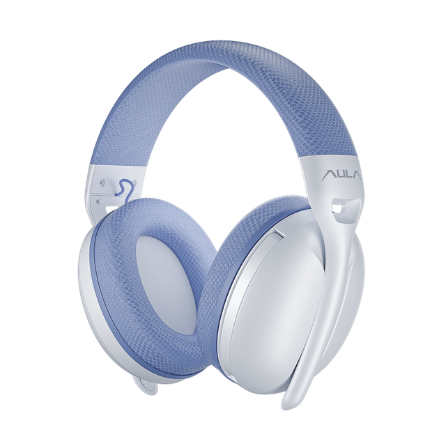Бездротова Гарнітура Aula S6 White/Blue - Фото 1 Бездротова Гарнітура Aula S6 White/Blue - зображення 1
