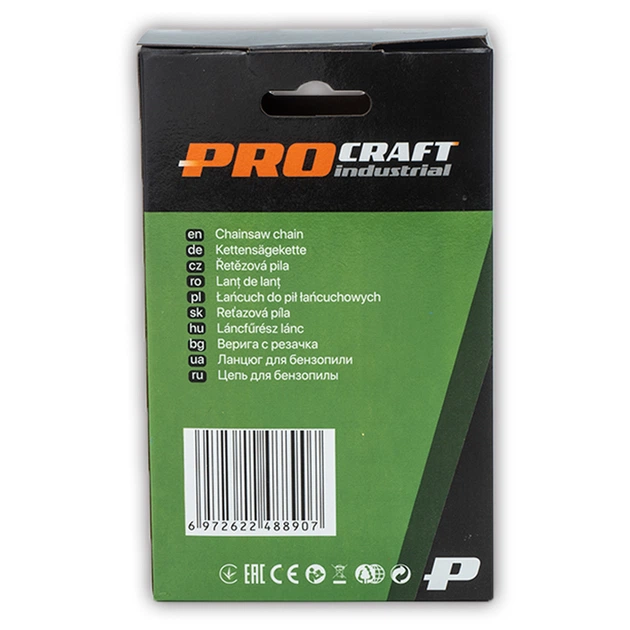 Цепь к цепной пиле Procraft, 59 св. шаг 3/8 "Lp, ширина 0,050", круг - Фото 3 Цепь к цепной пиле Procraft, 59 св. шаг 3/8 "Lp, ширина 0,050", круг - изображение 3