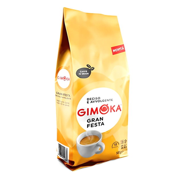 Кава в зернах Gimoka Gran Festa, 500 г - Фото 1 Кава в зернах Gimoka Gran Festa, 500 г - зображення 1