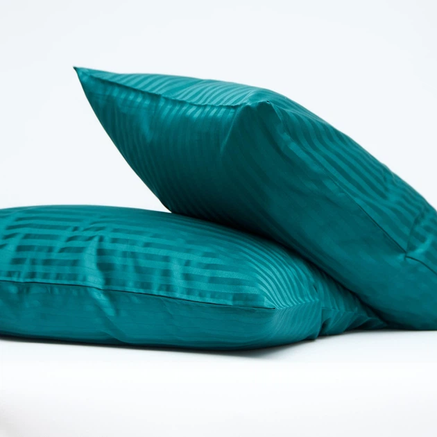 Набор наволочек Moon&Star Satin Stripe Emerald 50х70 2 шт (MS-840002703) - Фото 3 Набор наволочек Moon&Star Satin Stripe Emerald 50х70 2 шт (MS-840002703) - изображение 3