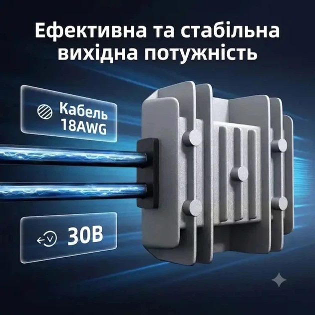 Автомобильный адаптер питания для Starlink Mini 12-24В в 30В преобразователь напряжения от прикуривателя - изображение 3