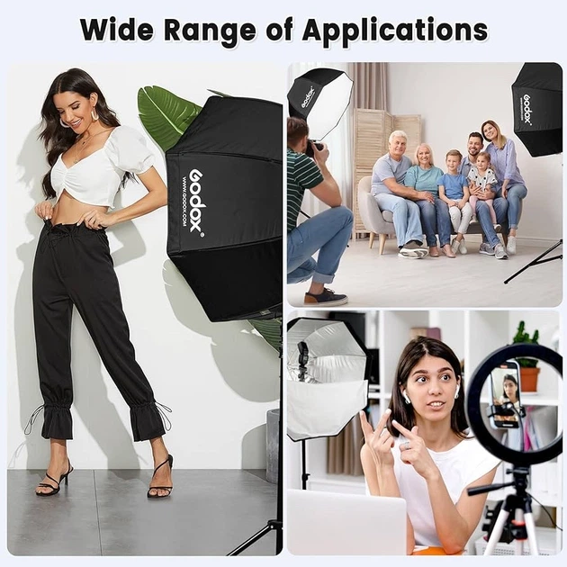 Софтбокс Godox Octa 120 см (в комплекте только софтбокс и чехол) - Уценка - Фото 5 Софтбокс Godox Octa 120 см (в комплекте только софтбокс и чехол) - Уценка - изображение 5