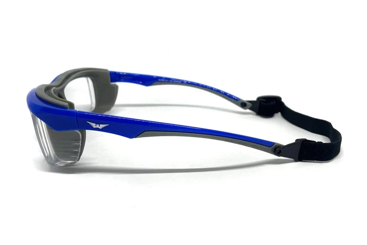 Спортивна оправа під діаптрії Global Vision RX-K Blue (rx-able) (clear) прозорі - изображение 5