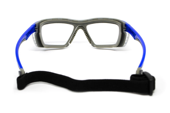 Спортивна оправа під діаптрії Global Vision RX-K Blue (rx-able) (clear) прозорі - изображение 7