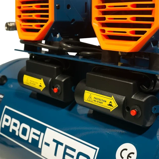 Компресор безмасляний PROFI-TEC OFC-50.4 (50 л, 3.0 кВт, 475 л/хв) (007822) - изображение 4