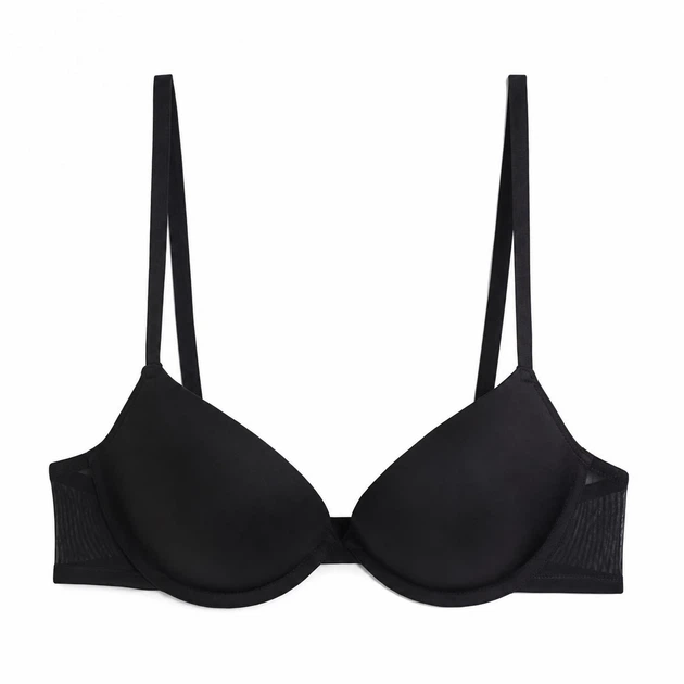 Бюстгальтер жіночий H&M Super Push-up з мікрофібри чорний гладкий 75B (1218367001-1) - Фото 5 Бюстгальтер жіночий H&M Super Push-up з мікрофібри чорний гладкий 75B (1218367001-1) - зображення 5