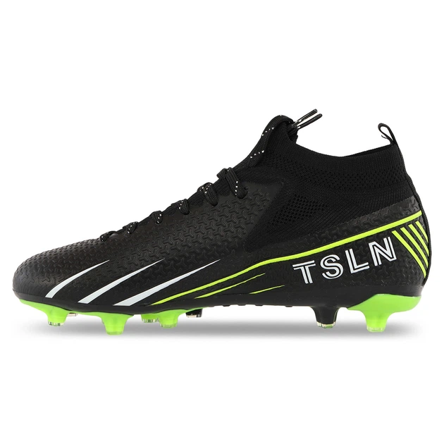 Бутси футбольні дитячі з носком SP-Sport Active 888-1 розмір 40 Black-Neon Green - зображення 4