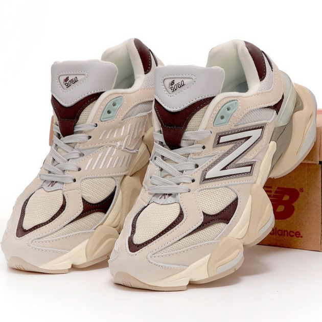 Кроссовки женские и мужские N Bal 9060 Grey matter Timberwolf Covert green / Нью Беланс 9060 серые 37 - Фото 1 Кроссовки женские и мужские N Bal 9060 Grey matter Timberwolf Covert green / Нью Беланс 9060 серые 37 - изображение 1