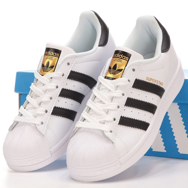 Кроссовки женские и мужские Adi Superstar Classic White Black / кеды Ади суперстар классические белые 43 - Фото 1 Кроссовки женские и мужские Adi Superstar Classic White Black / кеды Ади суперстар классические белые 43 - изображение 1