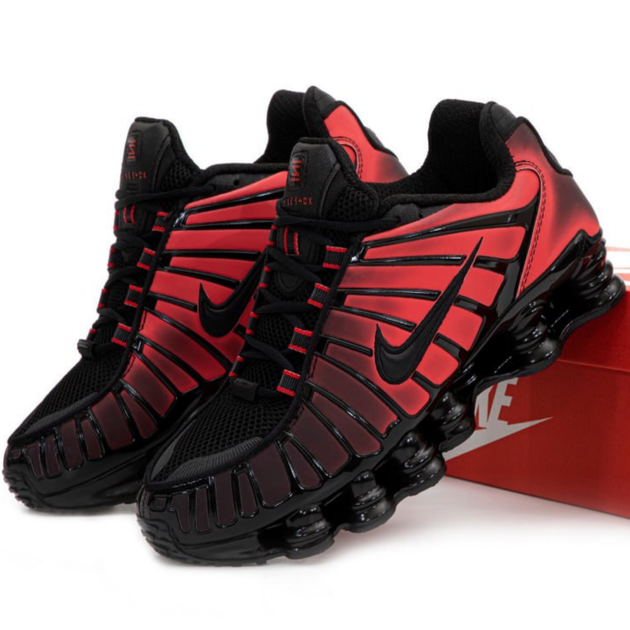 Кросівки жіночі та чоловічі Ni Shox TL Black Red / Най Шокс чорні з червоним 45 - Фото 1 Кросівки жіночі та чоловічі Ni Shox TL Black Red / Най Шокс чорні з червоним 45 - зображення 1