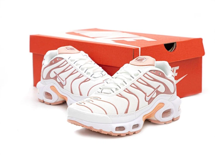 Кросівки жіночі Ni Air Max TN Plus White Coral / Най аір макс тн плюс білі з рожевим 38 - Фото 6 Кросівки жіночі Ni Air Max TN Plus White Coral / Най аір макс тн плюс білі з рожевим 38 - зображення 6