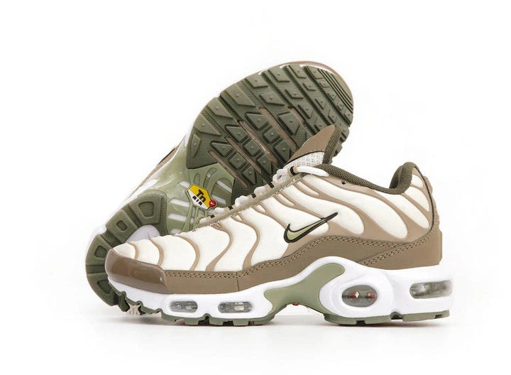 Кроссовки женские и мужские Ni air max TN Plus White Beige / Най аир макс ТН плюс бежевые белые 38 - Фото 3 Кроссовки женские и мужские Ni air max TN Plus White Beige / Най аир макс ТН плюс бежевые белые 38 - изображение 3