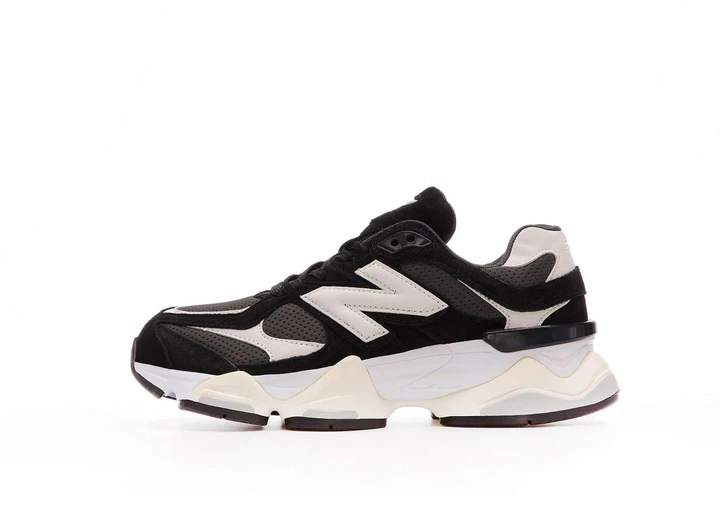 Кроссовки женские и мужские N Bal 9060 black white / Нью Беланс 9060 черные белые 37 - Фото 2 Кроссовки женские и мужские N Bal 9060 black white / Нью Беланс 9060 черные белые 37 - изображение 2