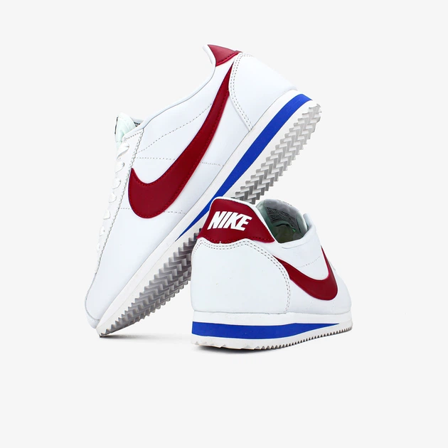 Кроссовки женские и мужские Ni Cortez White Red Blue / Най Кортез белые 37 - Фото 5 Кроссовки женские и мужские Ni Cortez White Red Blue / Най Кортез белые 37 - изображение 5