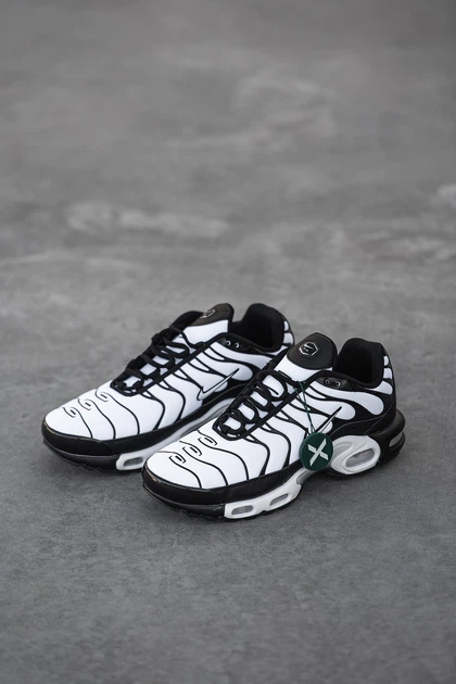 Кросівки жіночі та чоловічі Ni air max TN+ white black / Най аір макс ТН+ білі чорні 42 - Фото 3 Кросівки жіночі та чоловічі Ni air max TN+ white black / Най аір макс ТН+ білі чорні 42 - зображення 3
