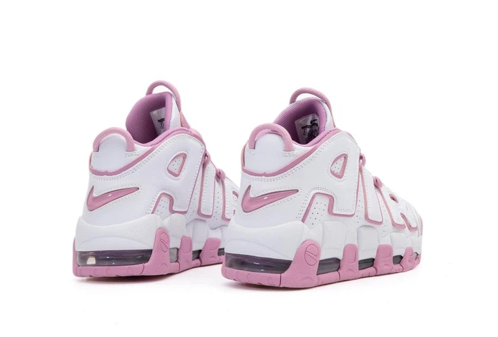 Кроссовки женские и мужские Ni Air More Uptempo White Pink / Най аир мор Аптемпо белые розовые 38 - Фото 6 Кроссовки женские и мужские Ni Air More Uptempo White Pink / Най аир мор Аптемпо белые розовые 38 - изображение 6
