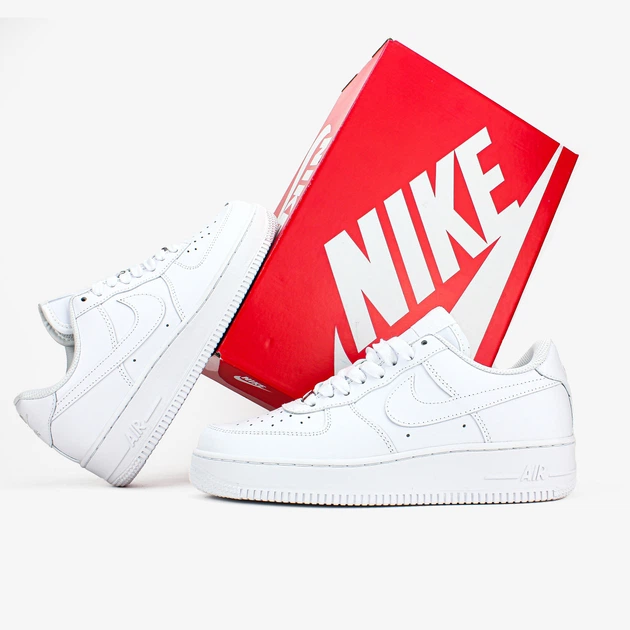 Кроссовки женские и мужские Ni Air Force 1 white low / кеды Най аир Форс 1 белые низкие 43 - Фото 7 Кроссовки женские и мужские Ni Air Force 1 white low / кеды Най аир Форс 1 белые низкие 43 - изображение 7