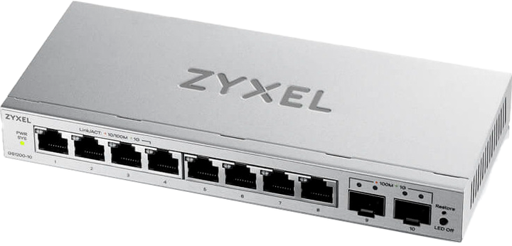 Przełącznik Zyxel GS1200-10v3 (GS1200-10V3-EU0101F) - Zdjęcie 1 Przełącznik Zyxel GS1200-10v3 (GS1200-10V3-EU0101F) - obraz 1