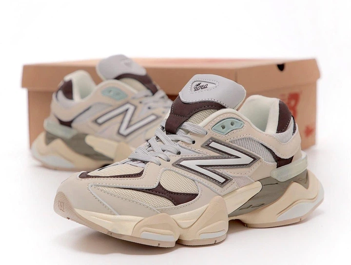 Кроссовки женские и мужские N Bal 9060 Grey matter Timberwolf Covert green / Нью Беланс 9060 серые 37 - Фото 3 Кроссовки женские и мужские N Bal 9060 Grey matter Timberwolf Covert green / Нью Беланс 9060 серые 37 - изображение 3