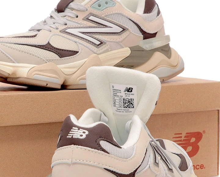 Кроссовки женские и мужские N Bal 9060 Grey matter Timberwolf Covert green / Нью Беланс 9060 серые 37 - Фото 8 Кроссовки женские и мужские N Bal 9060 Grey matter Timberwolf Covert green / Нью Беланс 9060 серые 37 - изображение 8