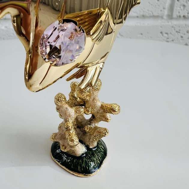 Фигурка с камнями Swarovski Рыбка-Луна 12 см 160053 - изображение 3