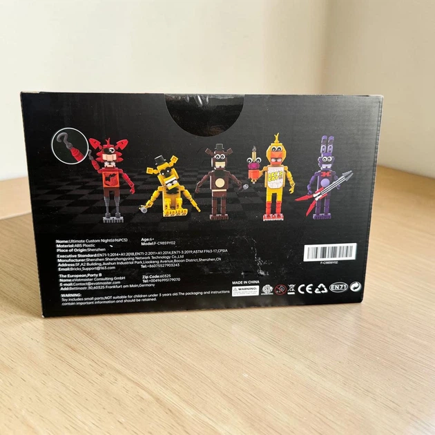Дитячий конструктор FNAF Custom Аніматроніки 5 ночей із Фредді фігурки ігрові, five nights at freddy's 696 деталей, набір фігурок - изображение 7