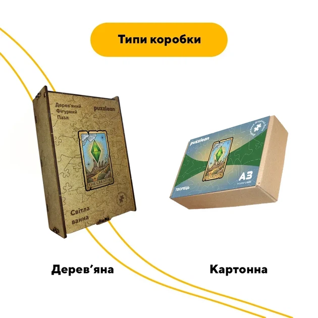 Дерев'яний фігурний пазл Творець світів, А4, Картонна коробка 100 елементів - Фото 4 Дерев'яний фігурний пазл Творець світів, А4, Картонна коробка 100 елементів - зображення 4