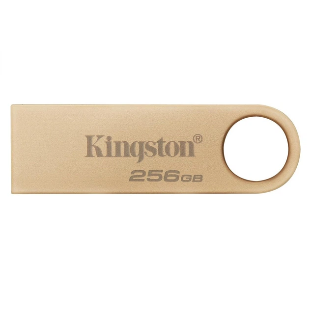 Флеш-память USB Kingston DataTraveler SE9 G3 256GB USB 3.2 металл Gold (DTSE9G3/256GB) - Фото 3 Флеш-память USB Kingston DataTraveler SE9 G3 256GB USB 3.2 металл Gold (DTSE9G3/256GB) - изображение 3
