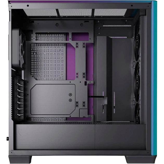 Корпус для ПК APNX Creator C1 Midi Tower без БП ATX/MicroATX/Mini-ITX 4x ARGB Chroma Flair (APCM-CR01043.C1) - изображение 7
