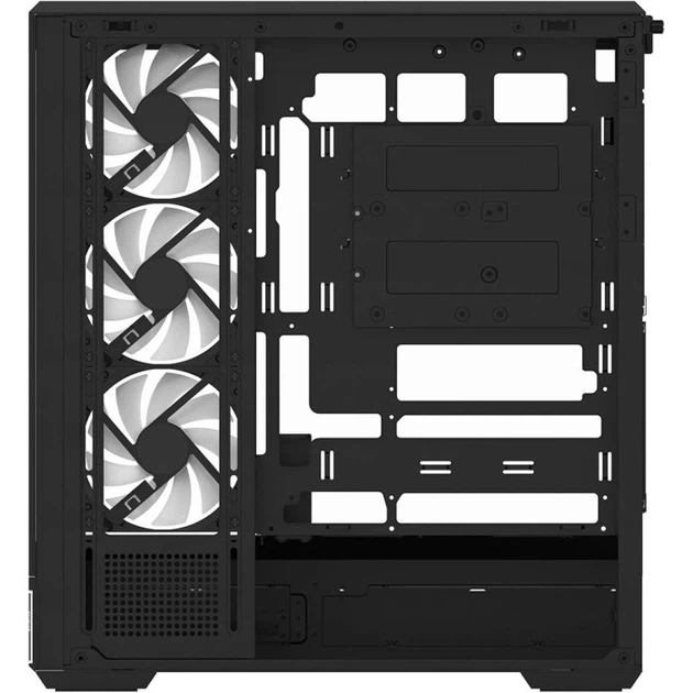 Корпус для ПК AeroCool P500B Digi-BK-v1 Midi-Tower без БЖ ATX/MicroATX/Mini-ITX Black (ACCM-PN09143.11) - зображення 8
