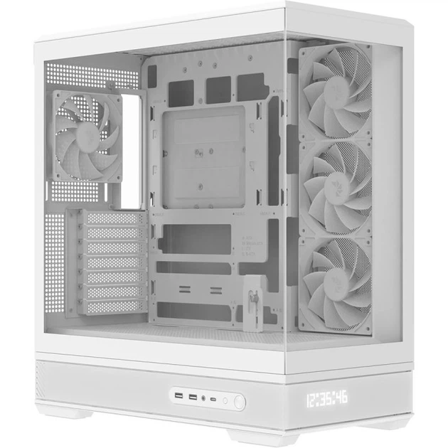 Корпус для ПК AeroCool P500B Digi-WT-v1 Midi-Tower без БП ATX/MicroATX/Mini-ITX White (ACCM-PN09143.21) - изображение 5